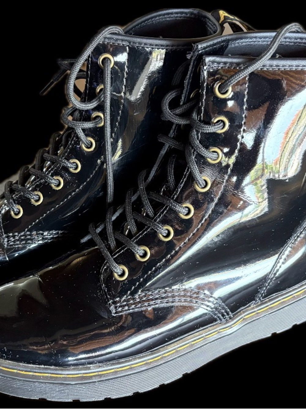 Dr. Martens Black Lace-Up ZAVALA Boots